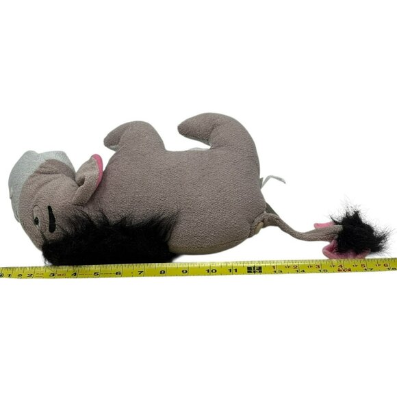 DISNEY STORE Eeyore Book of Pooh Gray Plush Donkey Pink Bow NWT - Picture 3 of 7
